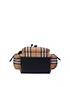 Mini Nova Check Backpack, top view
